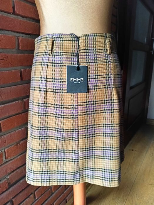 Max Mara kobieca spódniczka w kratę S NOWA
