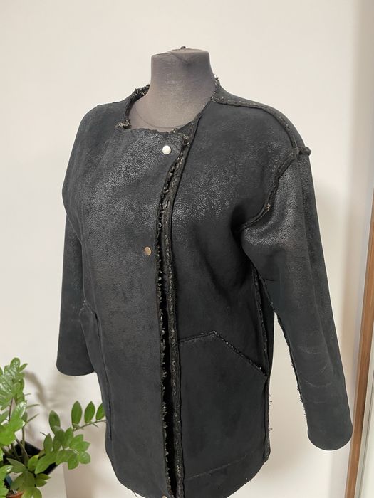 Kurtka plaszcz futerko kożuch damski Pull & Bear rozmiar M/L