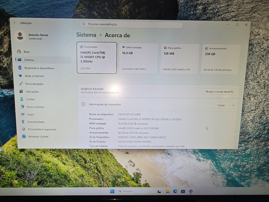 Hp prodesk 400 G6