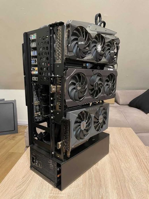 Customowa Obudowa 4-6xGPU ATX / Otwarta / Test bench / AI / crypto