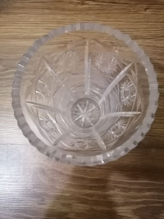 Кришталева ваза, довж. 18см