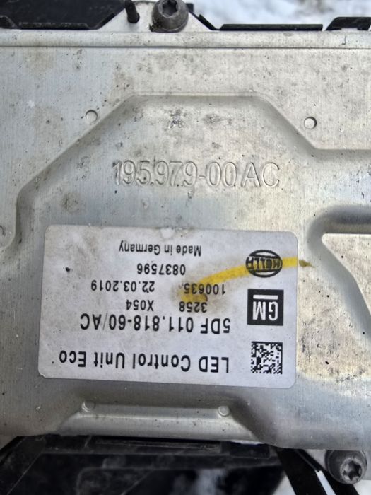 Розжарування блок led 5DF 011.818-60/AC фари 5df011818-20 af