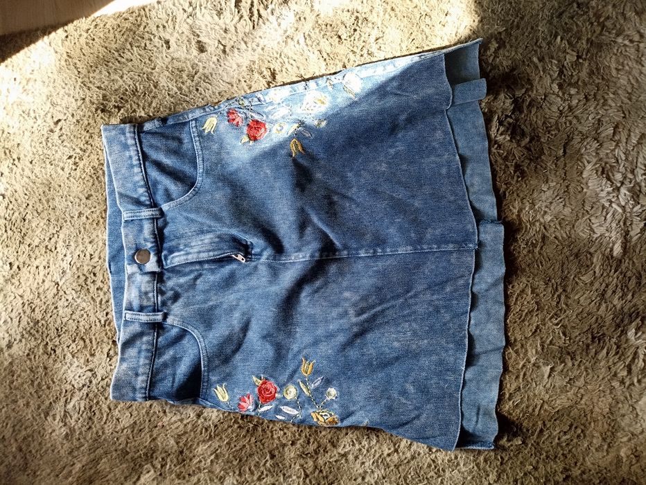 Spódnica mini jeansowa