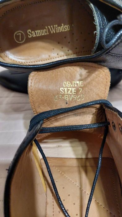 Кожанные дерби Samuel Windsor (обувь,одежда,джинсы,ботинки,туфли)