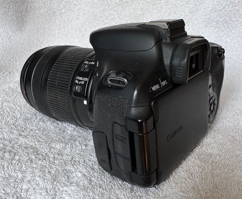 Aparat Canon 600D + 18-135 + 55-250