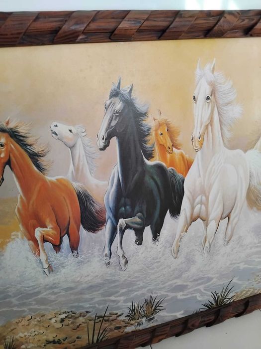 Quadro de 8 cavalos
