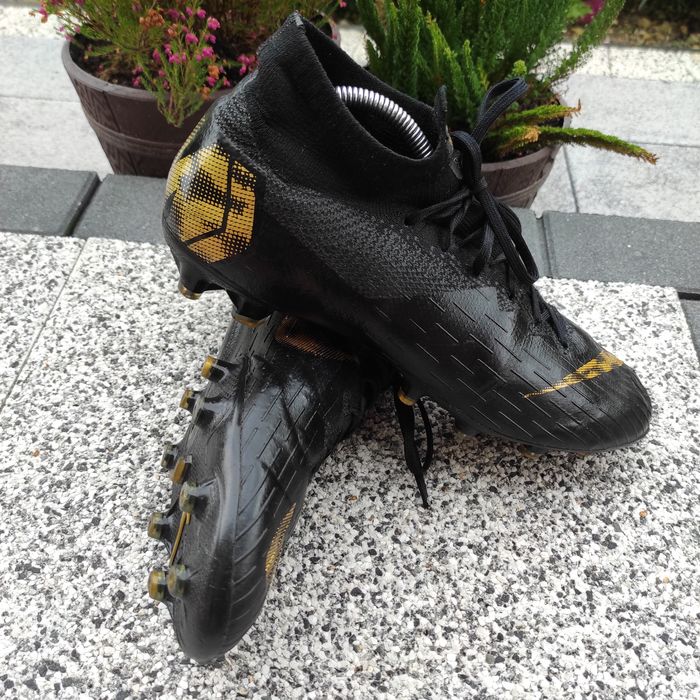 Nike Mercurial Superfly 6 Elite AG Pro Black Gold Buty Piłkarskie