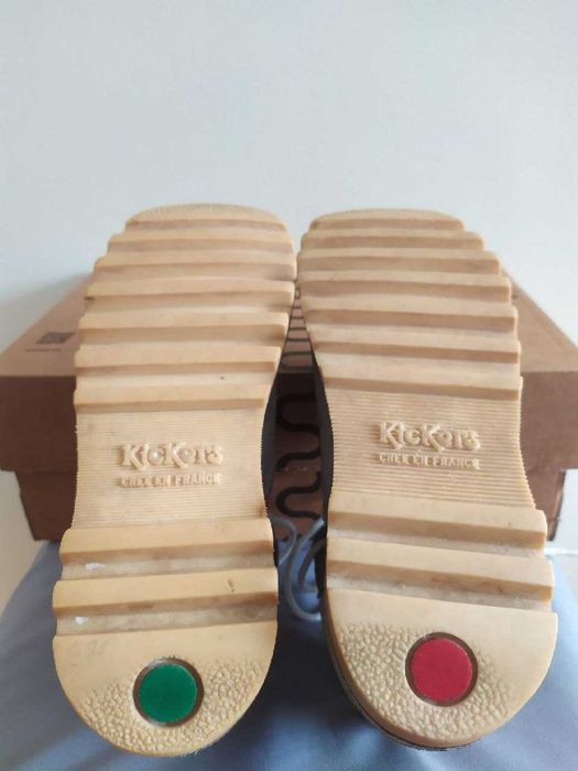 Оригінальні шкіряні черевики Kickers (Made in France) — Розмір 37