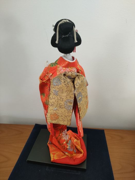 Boneca Vintage Gueixa Japonesa