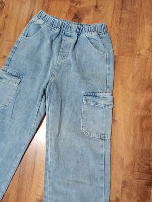 Jeansy z szeroką nogawka shein na 12 lat
