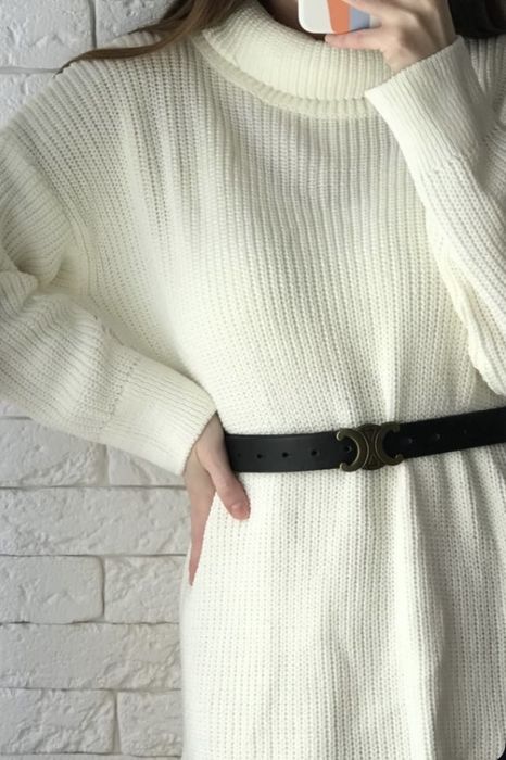 Молочне тепле плаття