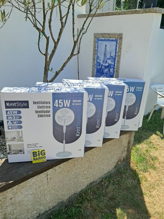 ventilador elétrico de pé 45v 16 polegadas novo