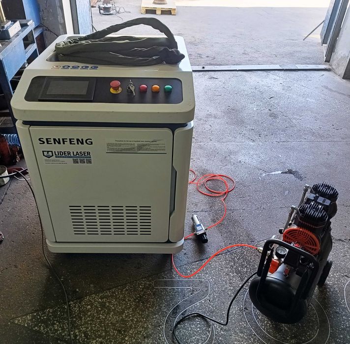 Лазерная очистка металла. Удаление ржавчины масла и др загрязнений