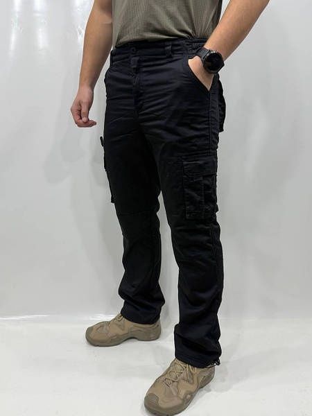 Штани чоловічі Loshan карго зимові олива, чорні, камуфляж.