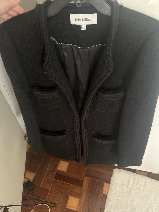 Casaco Preto da Pedro Del Hierro tamanho M