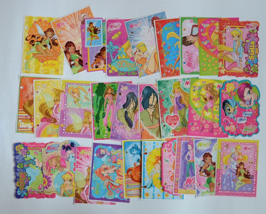 Karteczki Winx club