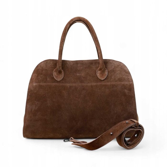 Torebka zamszowa skóra naturalna