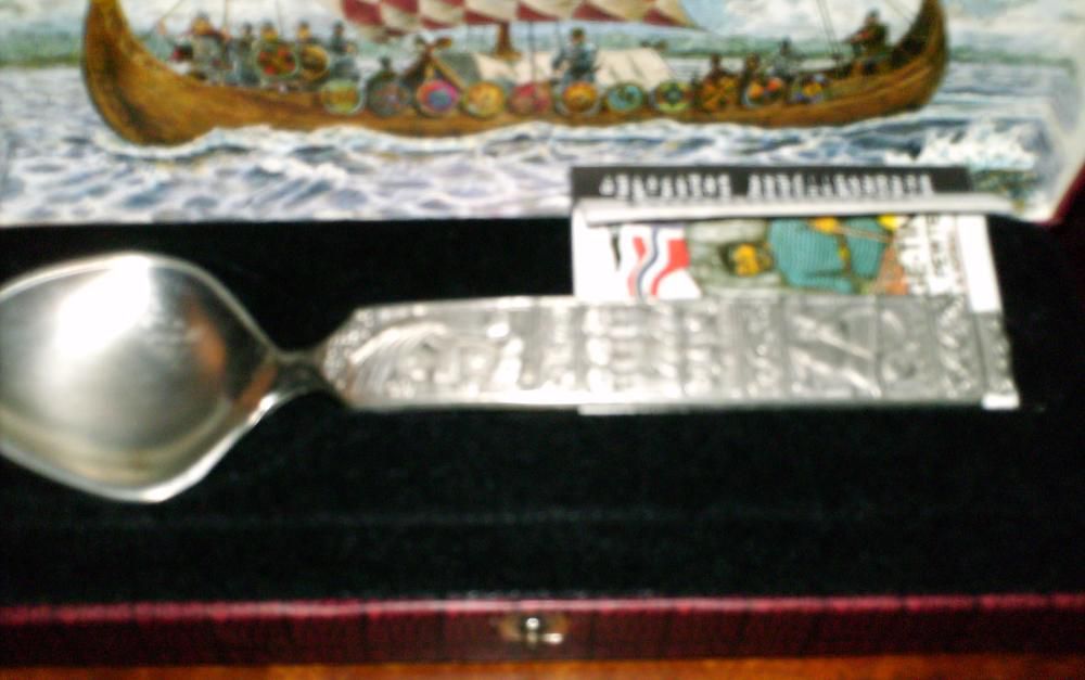 Colher Rei da Noruega Gravada