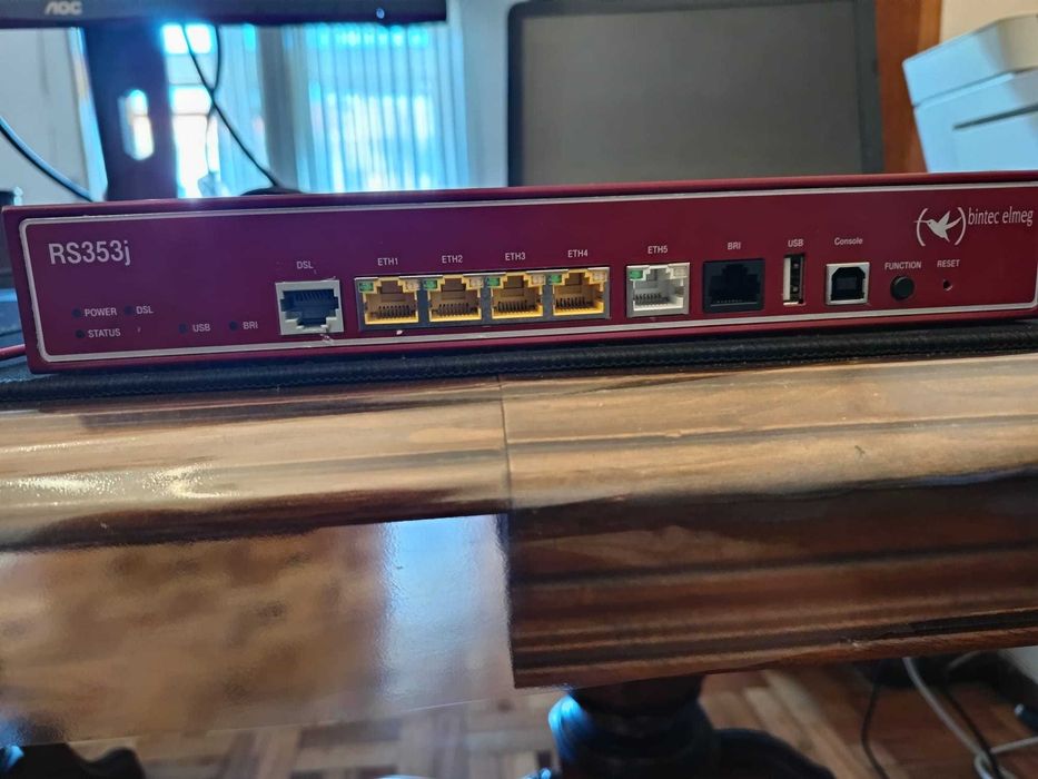 Roteador Profissional BinTec RS353j - VPN, VDSL2/ADSL