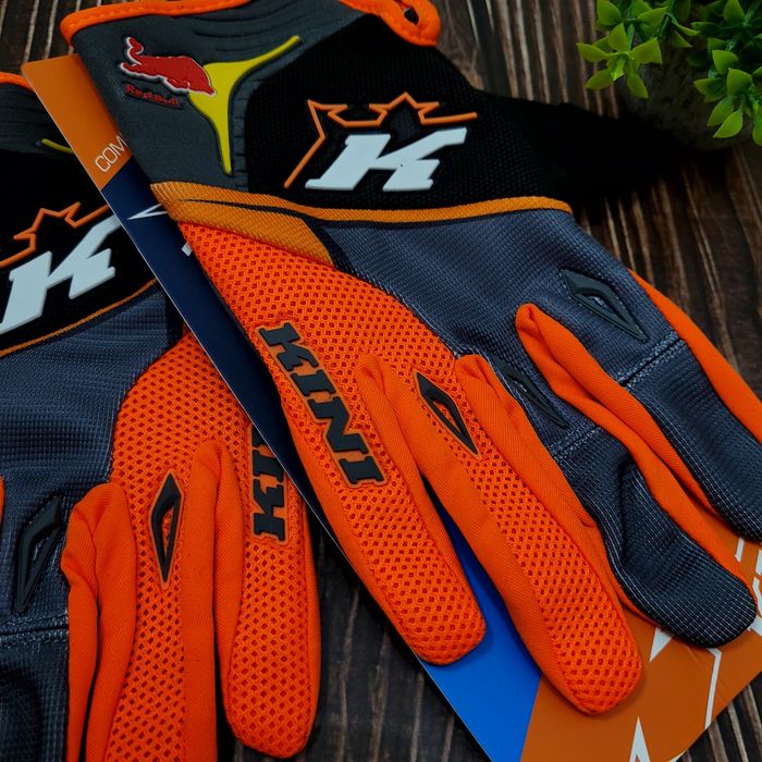 Rękawiczki motocrossowe enduro quad Red Bull Kini