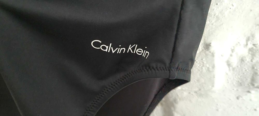 CALVIN KLEIN strój kąpielowy czarny XS S 34 36 jednoczęściowy