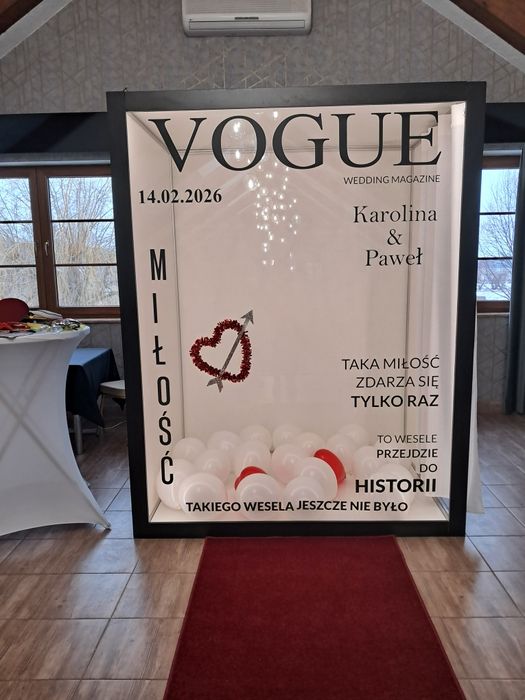 Fotobox, fotobudka 360, telefon życzeń, ścianki balonowe