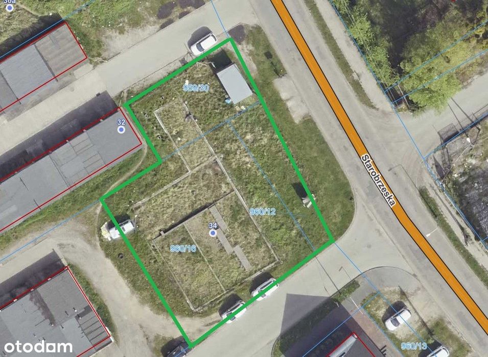 Działka inwestycyjna – Brzeg, Starobrzeska – MPZP 1PP