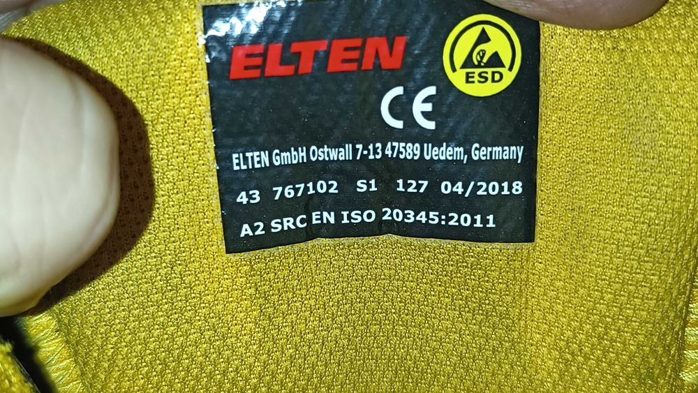 Buty robocze ELTEN GRANT MID S1 SRC r.43 stan bardzo dobry