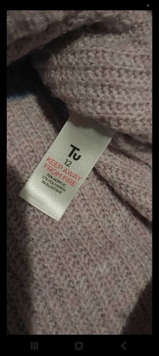 Sweter szerokie pasy kolorowe L xl 2xl