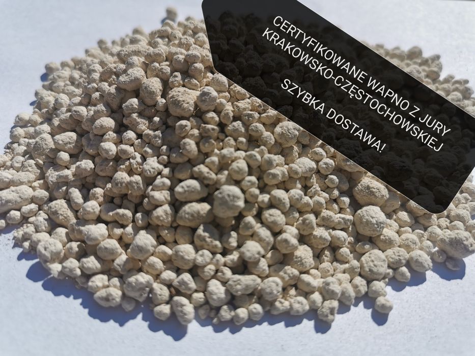 Wapno Granulowane KREDOWE MAGNEZOWE Czarna Kreda -Producent-