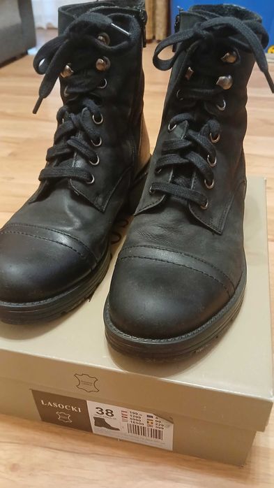 Buty zimowe Lasocki 38 czarne (37,5)