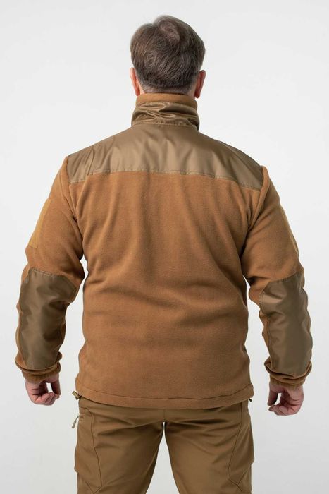 Тактична флісова кофта Військова чоловіча фліска Койот 44-60р Military