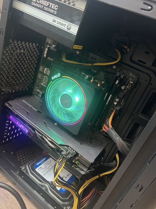 Игровой ПК gtx 1660 6gb , ryzen 7 2700x