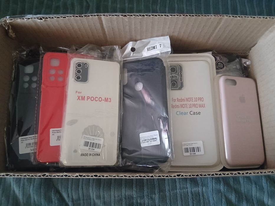Чохли / чехли опт чохли на смартфони на Samsung, Redmi, apple  114 шт