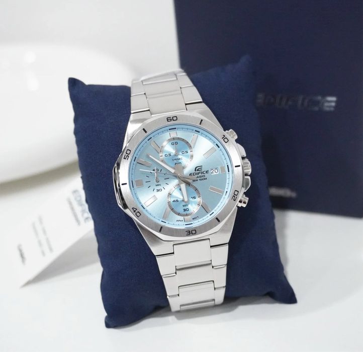 ОРИГІНАЛ Casio Edifice EFV-640D-2BVUEF Tiffany чоловічий годинник