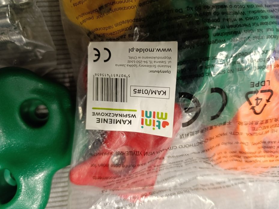 Kamienie wspinaczkowe 8 sztuk