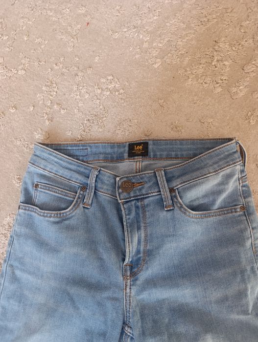 Spodnie jeansowe jeansy skinny XS Lee oryginalne