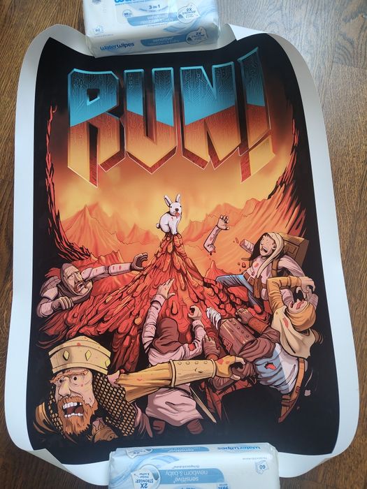 Plakat "Run" format A2 Othertees