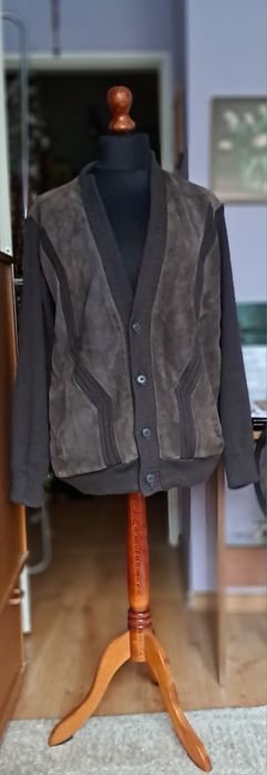 Męski blezer ze skóry firmy Classics Debenhams.