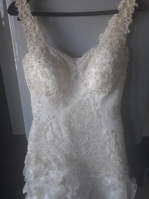 Suknia ślubna ecru Sposabella hiszpanka