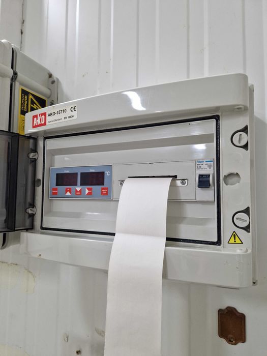 Registo de temperatura para 4 câmaras