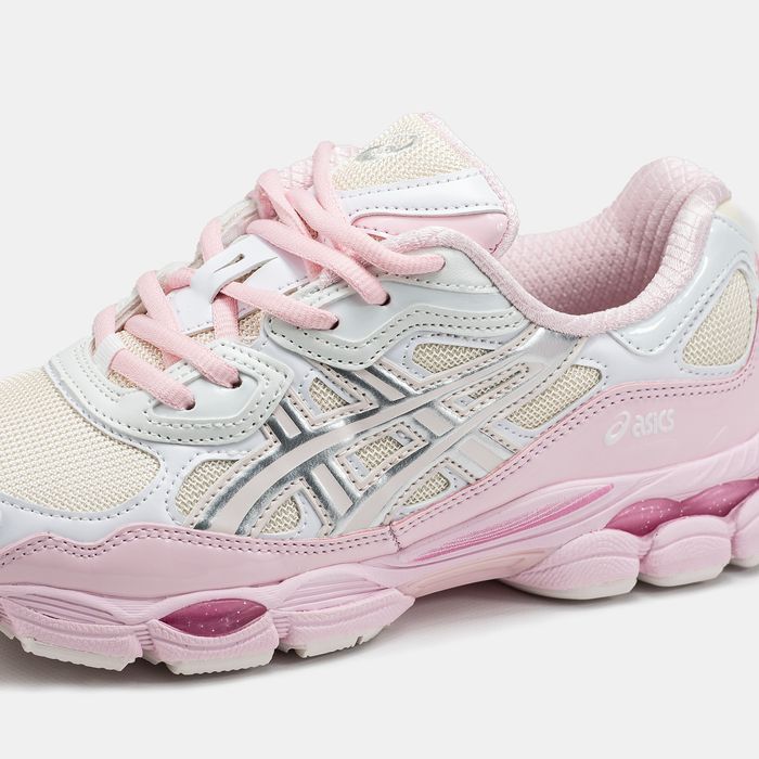 Кросівки Кроссовки Asics Gel-NYC Рожево Сірі Кросовки демісезон