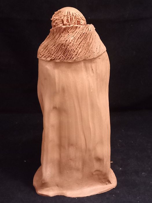 Figura em barro de Júlio Afonso datada de 1999