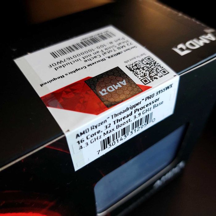 AMD Threadripper PRO 3955WX BOX | Render / AI klaster