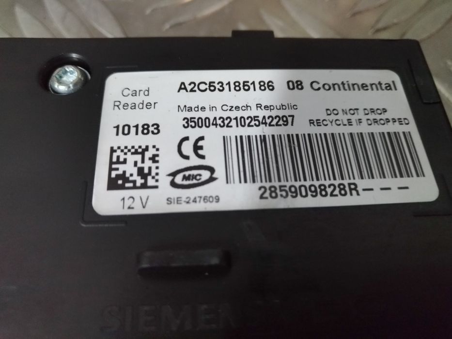 Renault Megane III Dci 105cv Centralina Motor USM , BCM X95 , Cartão