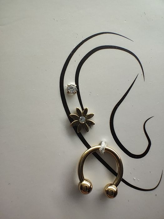 Kolczyki Coach Piercing zestaw kolczyków