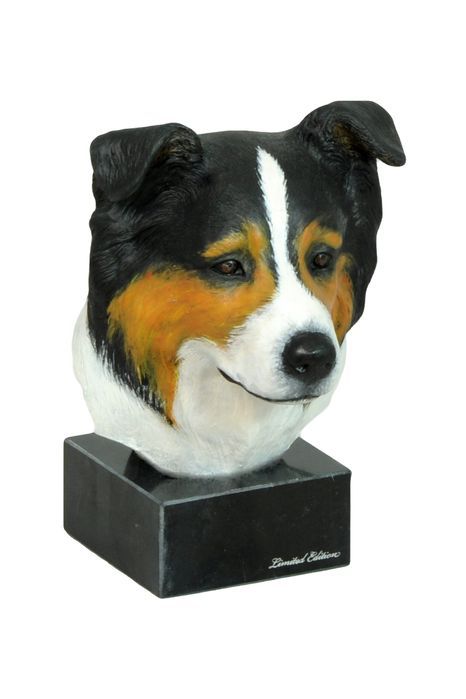 Border Collie ręcznie pomalowana statuetka Art-Dog