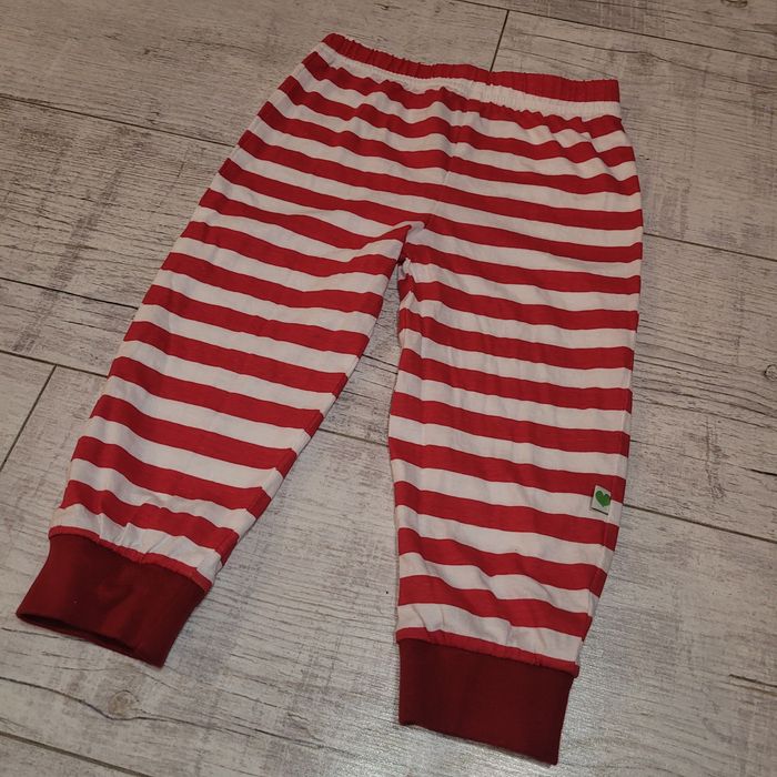 Spodenki w paski biało-czerwone, pirat, strój 86-92 cm, Elf, pomocnik