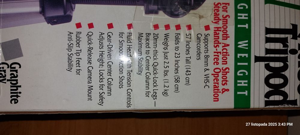 Statyw fotograficzny Velbon CX-200