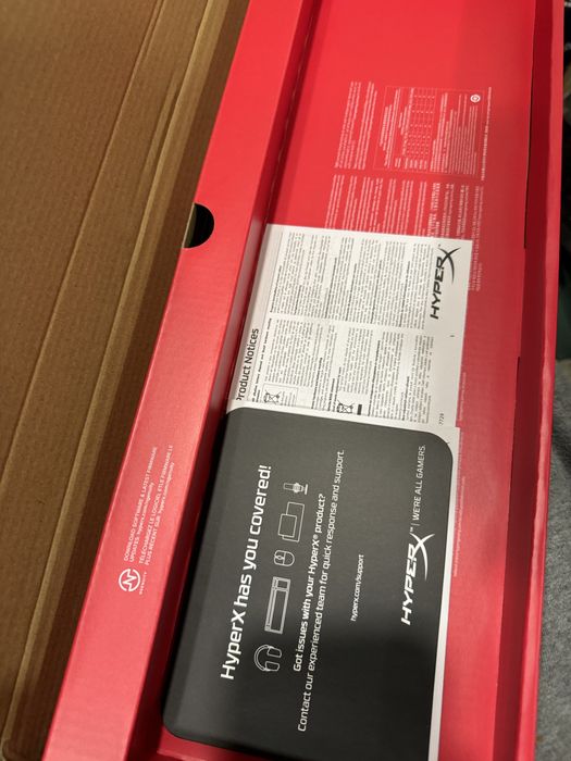 HyperX Origins Gaming Keyboard with Red Switches Purchased in February 202464283858821251122